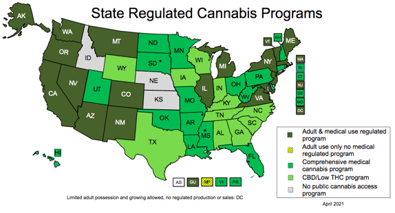 State Regulated Cannabis Programs NCSL